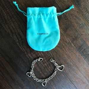 Tiffany & Co. heart charm bracelet